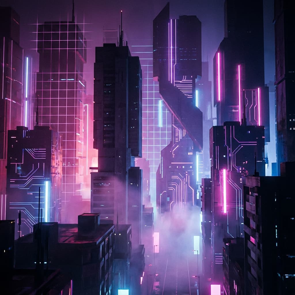 Tokyo Neon Background